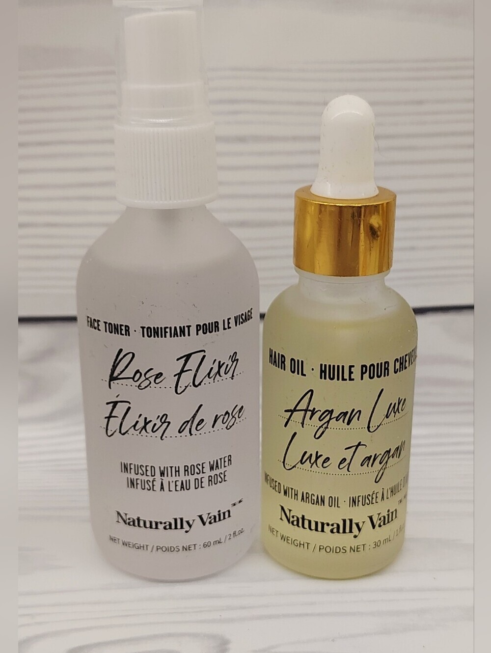 Naturally Vain Rose Peptide Argan Oil Serum Women’s Skincare Set - Bundle 10 Pcs - Picture 2 of 11